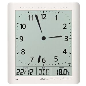 AMS 5896 digitální nástěnné i stolní hodiny