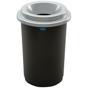 Odpadkový koš na tříděný odpad Eco Bin 50 l, stříbrná