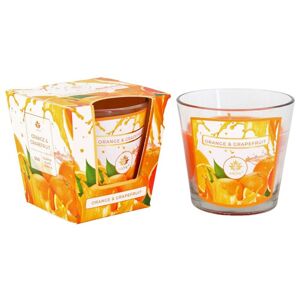 Arome Vonná svíčka ve skle Orange & Grapefruit, 120 g