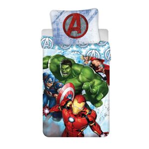 Jerry Fabrics Bavlněné povlečení Avengers Heroes, 140 x 200 cm, 70 x 90 cm