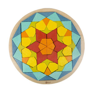 Classic world Mozaika mandala dřevěná, 68 ks