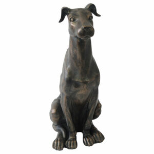 Dekorace sedící pes, 20 x 34 cm