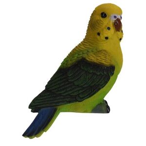 Dekorační papoušek Andulka, 7 x 10 x 18 cm