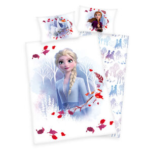 Herding Dětské bavlněné povlečení do postýlky Frozen 2 Believe journey, 100 x 135 cm, 40 x 60 cm