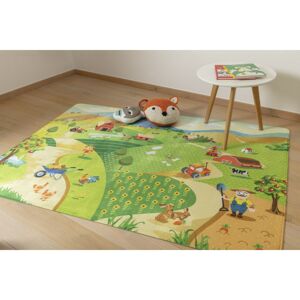 Vopi Dětský koberec Ultra Soft Farm, 90 x 130 cm