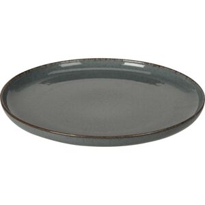 EH Porcelánový mělký talíř Dark Grey, 24 cm