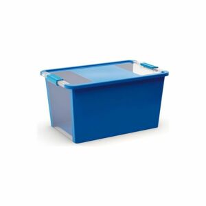 Úložný Bi box S, 11 litrů průhledná/modrá barva