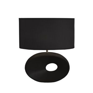 Tempo Kondela Keramická stolní lampa Qenny 10, černá