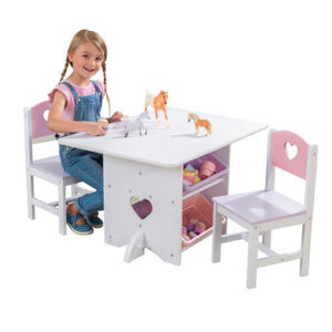 KidKraft stůl se židličkami Heart 26913