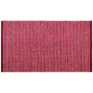 BO-MA Trading Kusový bavlněný koberec Elsa červená, 60 x 110 cm