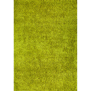 Spoltex Kusový koberec Efor Shaggy 1903 green, 60 x 120 cm