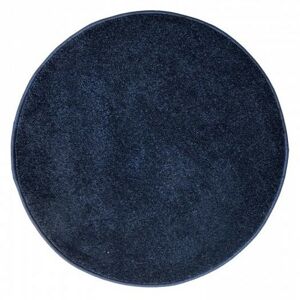 Vopi Kusový koberec Eton lux modrá, průměr 80 cm