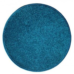 Vopi Kusový koberec Eton lux tyrkysová, průměr 80 cm