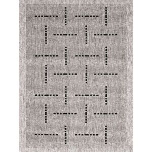 Spoltex Kusový koberec Floorlux silver/black 20008, 120 x 170 cm
