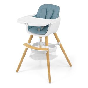 Milly Mally Jídelní židlička 2v1 Espoo modrá, 83,5 x 52 x 52 cm