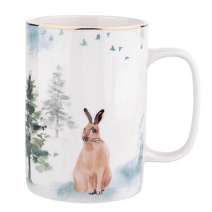 Misty Forest Porcelánový hrnek Hare, 300 ml