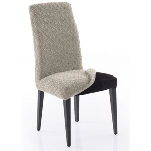 Forbyt Multielastický potah na celou židli Martin béžová , 60 x 50 x 60 cm, sada 2 ks