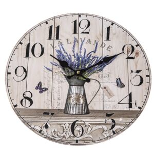 Nástěnné hodiny Lavande, 34 cm