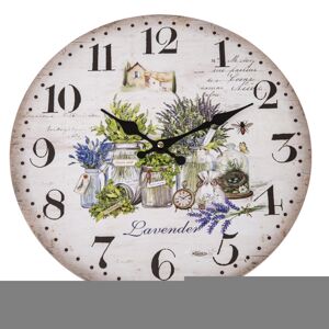 Nástěnné hodiny Lavender, 34 cm