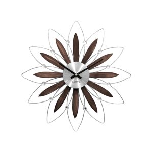 Nástěnné hodiny LAVVU CRYSTAL Flower LCT1110