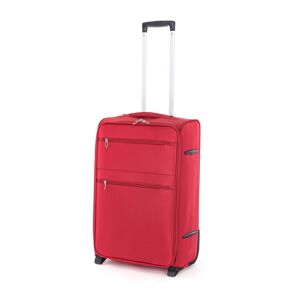 Pretty UP Cestovní textilní kufr TEX15 M, červená