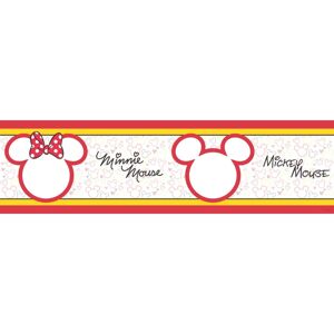 AG Art Samolepicí bordura Mickey Mouse a Minnie, 500 x 14 cm  