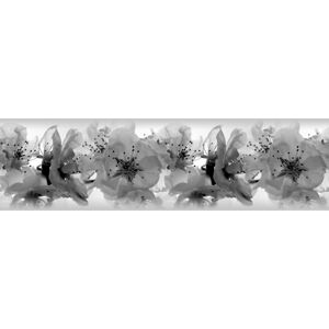 AG Art Samolepicí bordura Orchideje, 500 x 14 cm