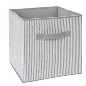 Úložný box 30 x 30 x 30 cm, šedo-bílá