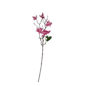 Umělá větvička Magnolie tmavě růžová, 64 cm