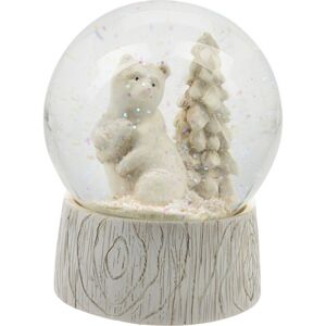 Vánoční sněžítko s LED osvětlením Bear, 10 x 12,5 cm